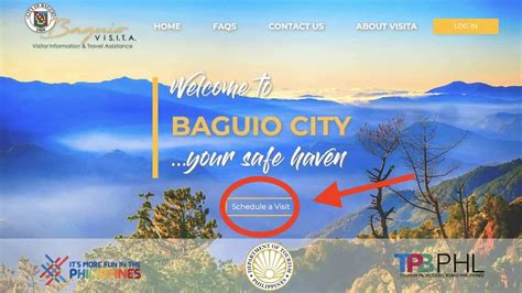 baguio online registration|How to Schedule a Visit via BAGUIO VISITA .